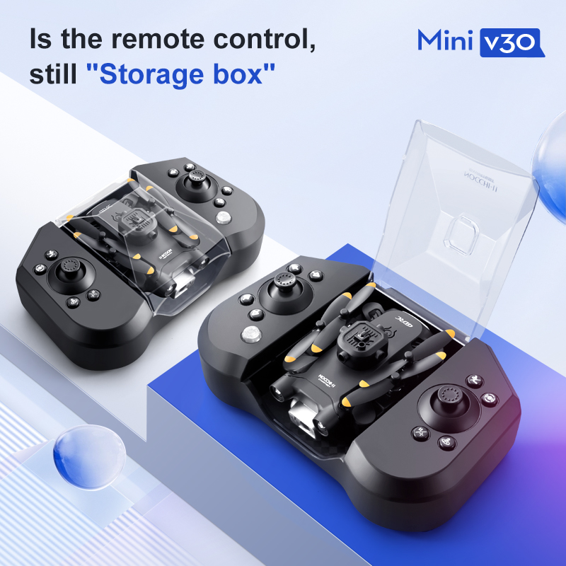 Mini V30 WiFi FPV Drone With 4 - Drone Battery Case 评论和价格