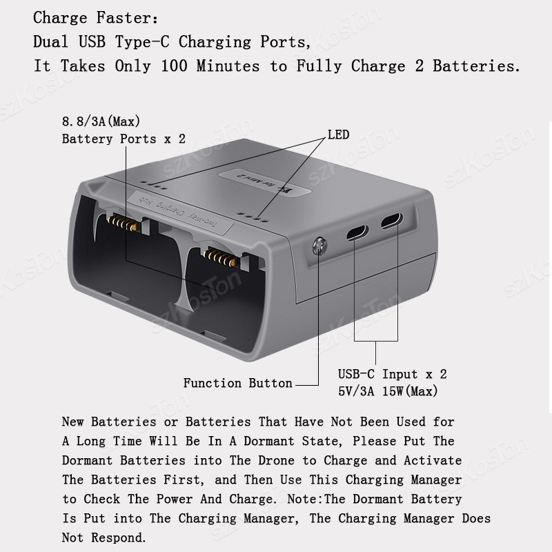 For DJI Mini 4K/MINI 2/Mini 2  - Drone Battery Smart 评论和价格