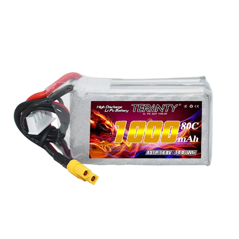 TERANTY 4S 1000mAh 14.8V 80C/1 - Drone Battery 4S 评论和价格