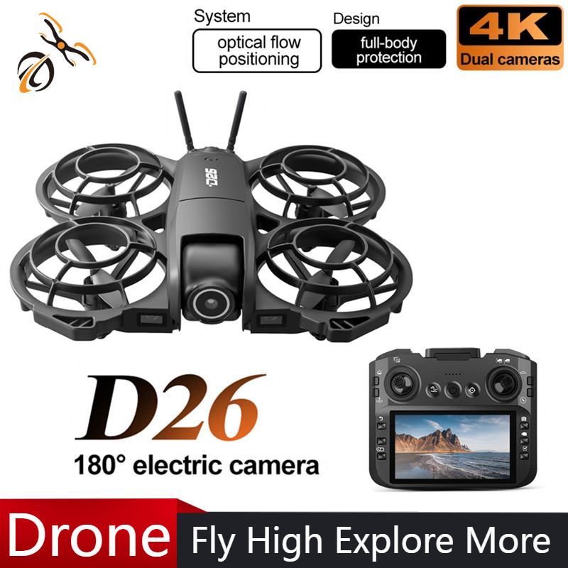 D26 Drone 4K Aerial HD 180° Ca - Drone Battery Case 评论和价格