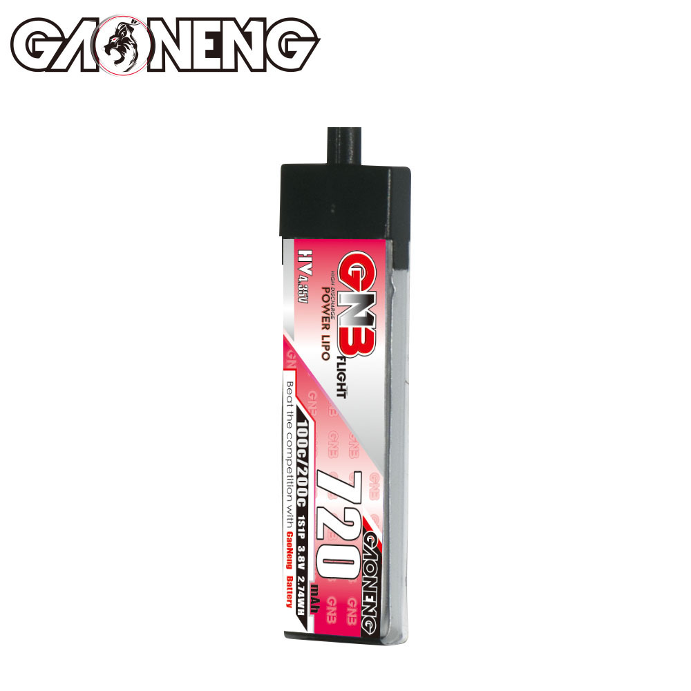GAONENG GNB 1S 3.8V 720mAh 100 - Drone Battery Li-Ion 评论和价格